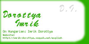 dorottya imrik business card